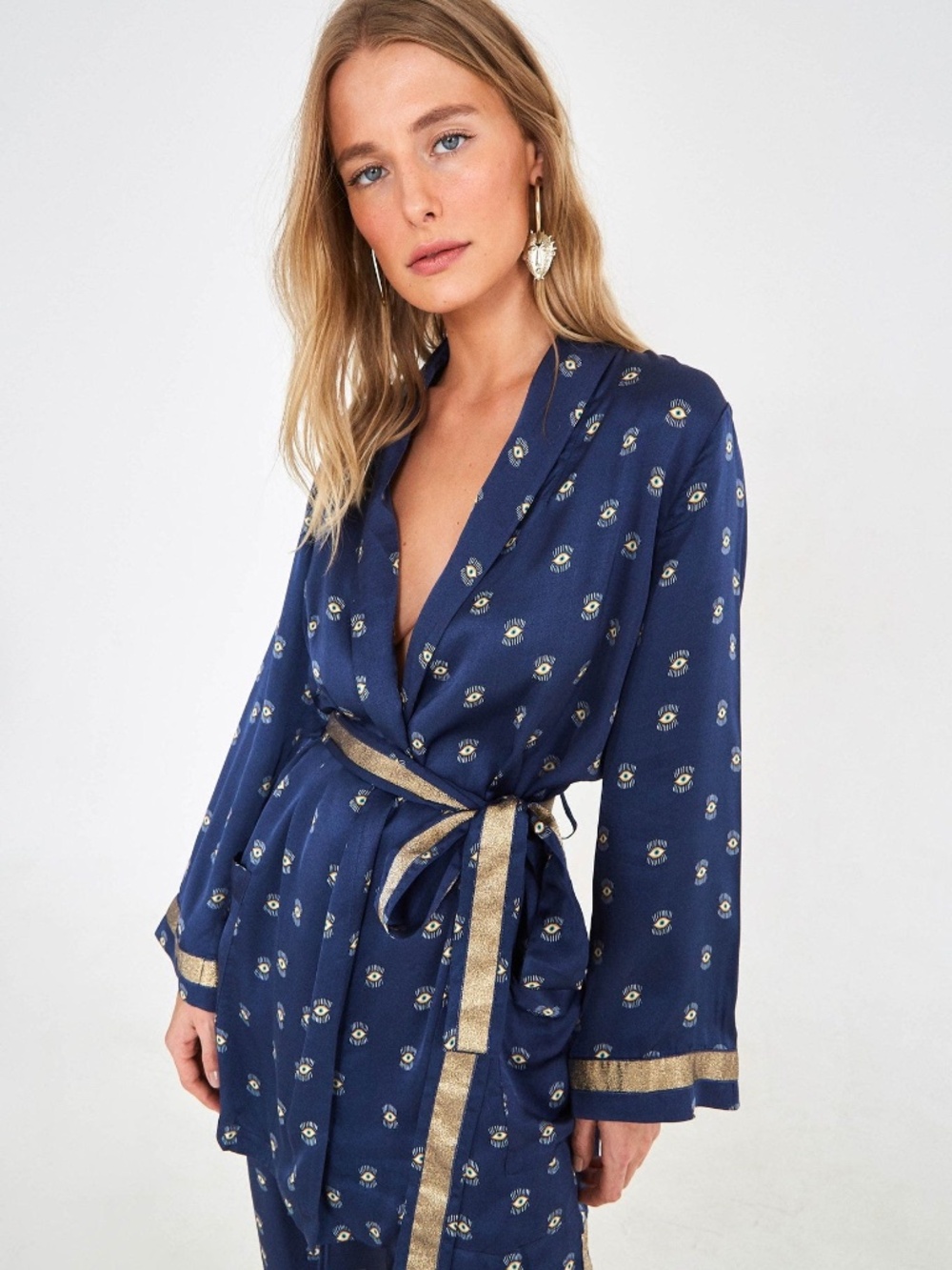 Farm Rio Wink Wink Kimono & Pants Co-ord Set
